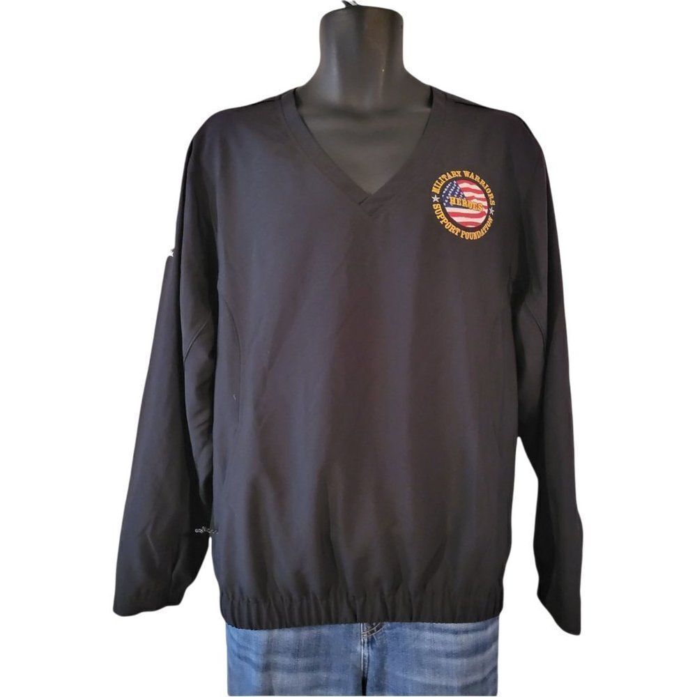 Cutter And Buck Pullover Men Sz S Military Warriors‎ Support Foundation Heroes